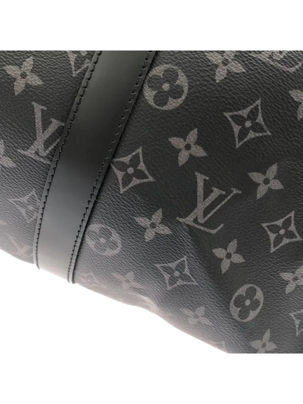 Louis Vuitton Monogram Eclipse Keepall Bandouliere 45 Boston